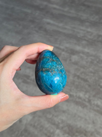 Blue Apatite Egg