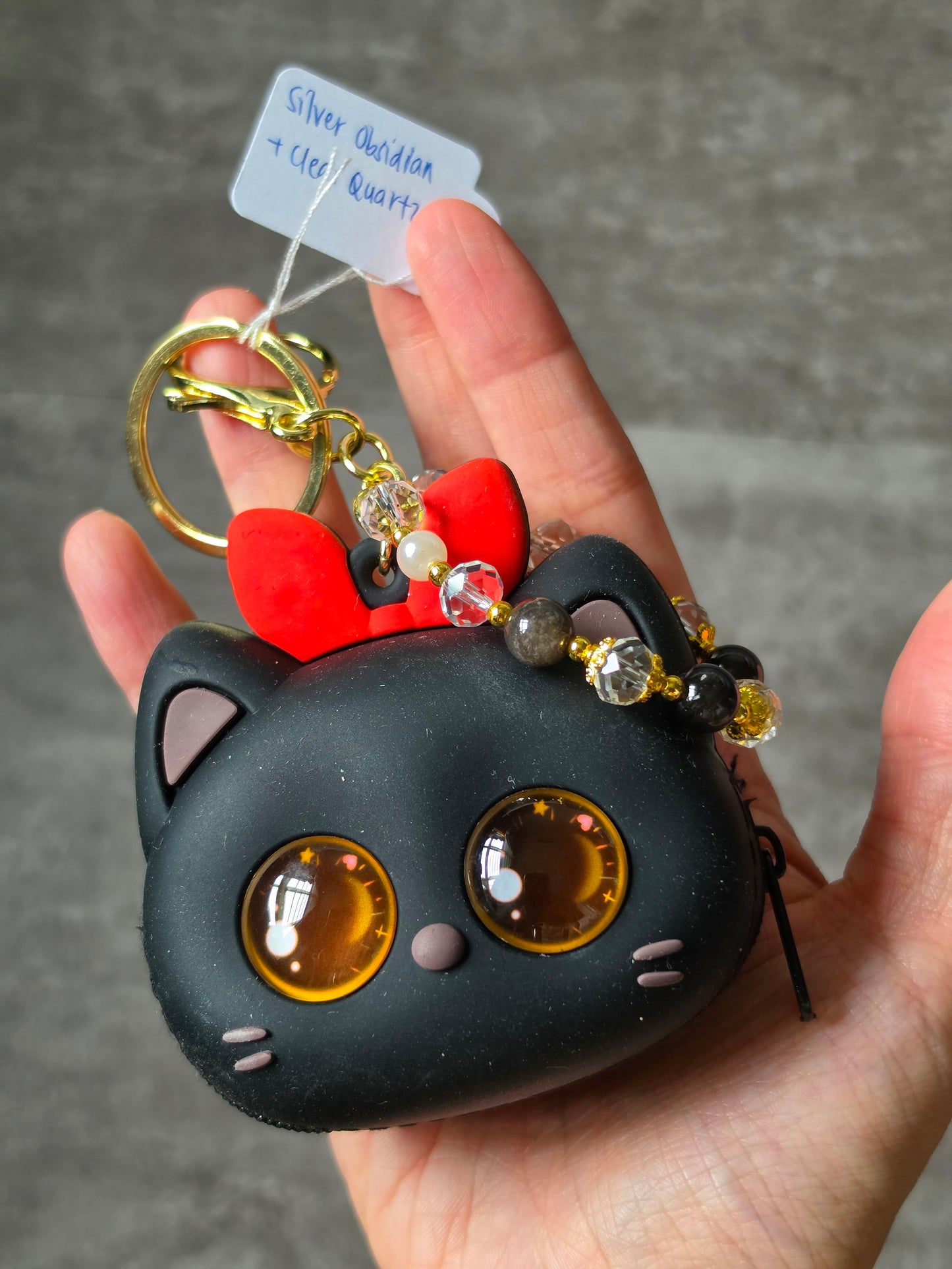 Assorted Cat Pouch Keychain