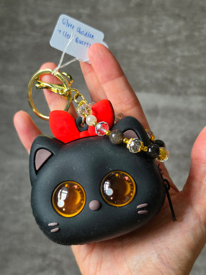 Assorted Cat Pouch Keychain