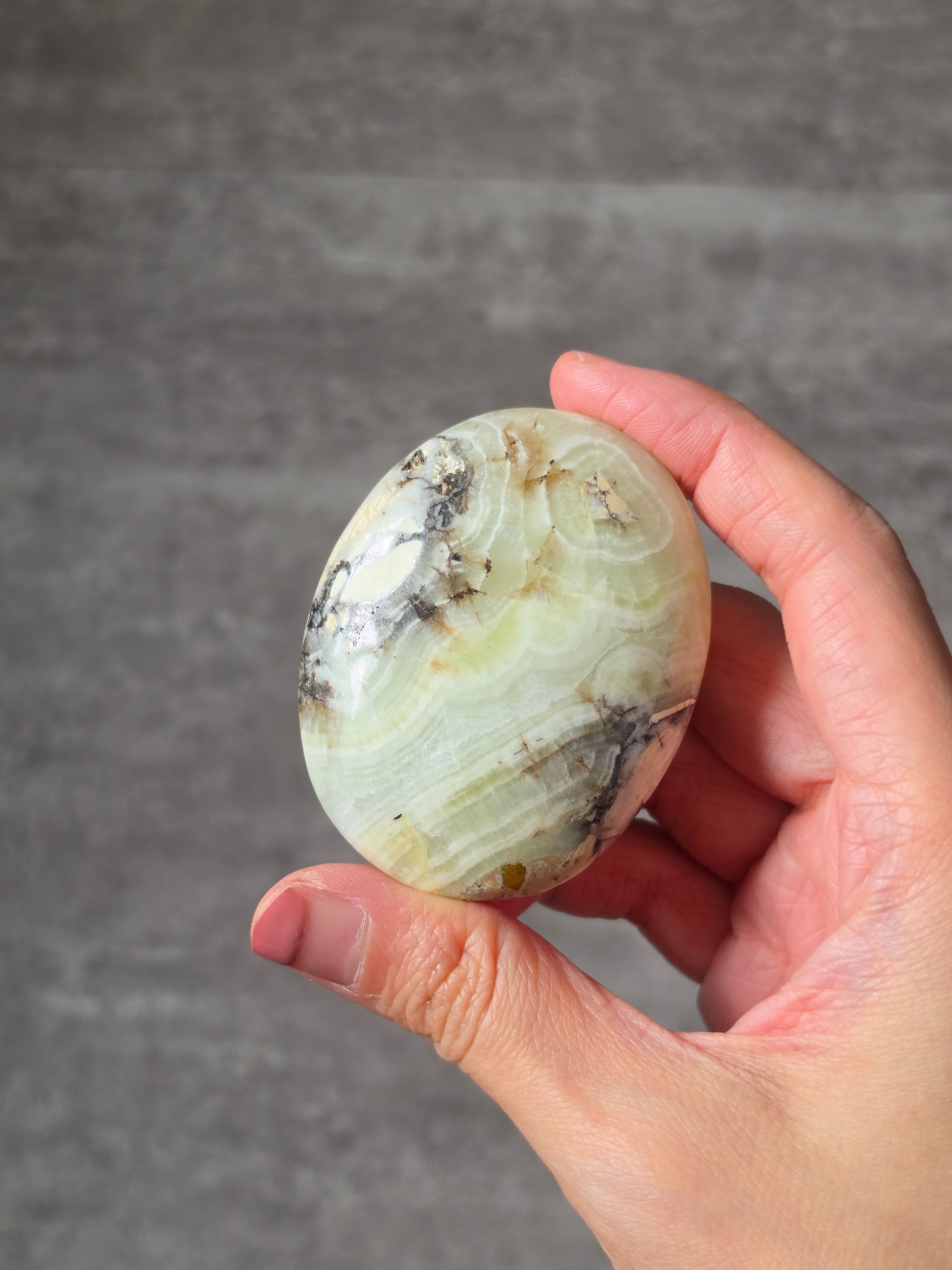 Green Maligano Jasper Palmstone